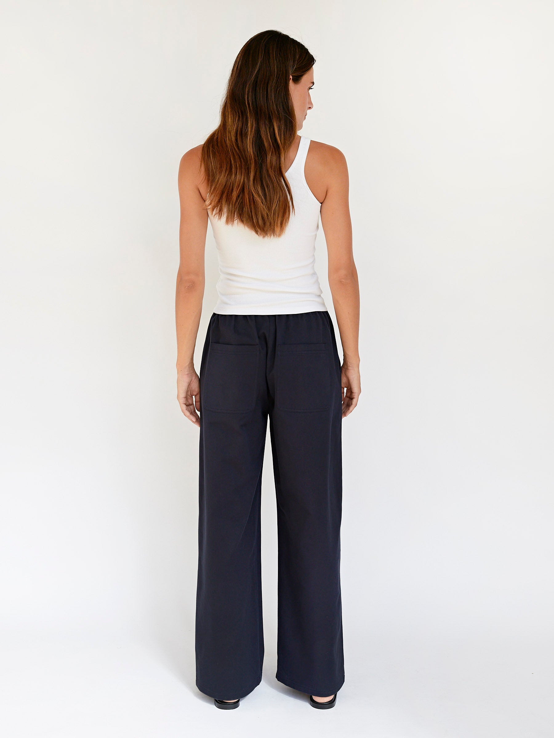 Wynn Hamlyn | Boof Pants in Navy | The UNDONE