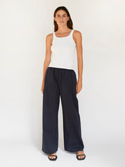 Wynn Hamlyn | Boof Pants in Navy | The UNDONE