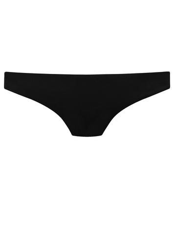 Matteau Swim | Classic Brief Bikini Bottom Black Swimwear | The UNDONE ...